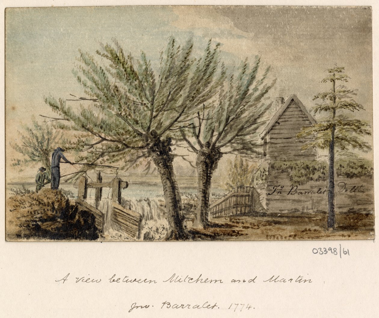 Vázlatsorozat, nézetek Nagy-Britanniában, a kontinensen és Amerikában 1772-1778 (akvarell) alkotó: British School