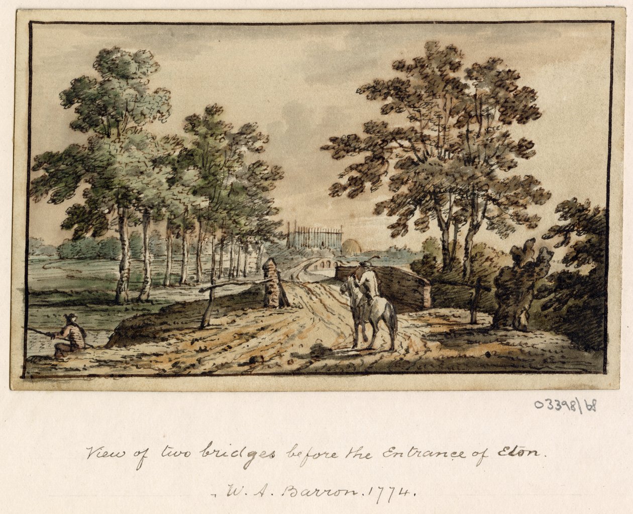 Vázlatsorozat, nézetek Nagy-Britanniában, a kontinensen és Amerikában 1772-1778 (akvarell) alkotó: British School