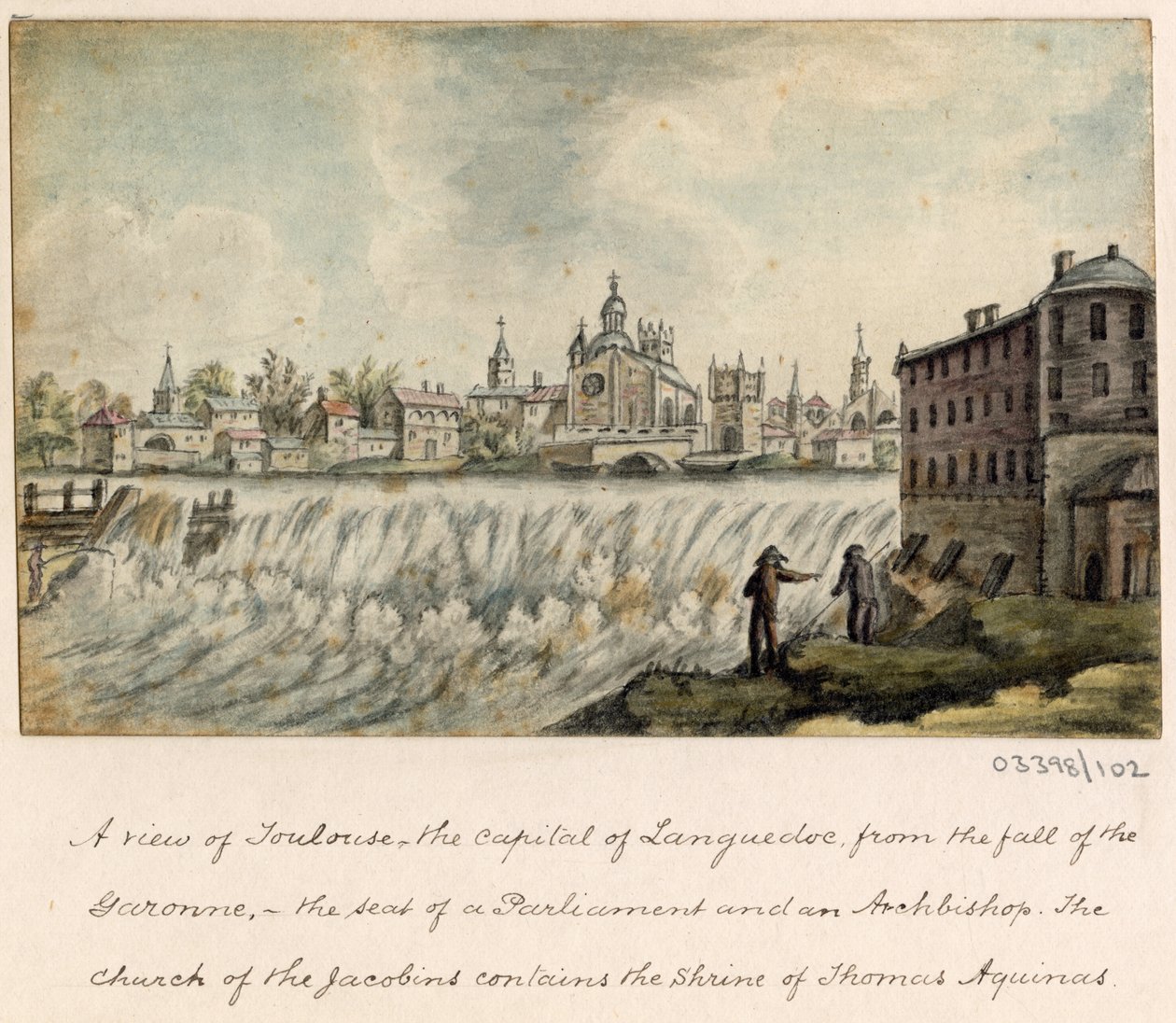 Vázlatsorozat, nézetek Nagy-Britanniában, a kontinensen és Amerikában 1772-1778 (akvarell) alkotó: British School