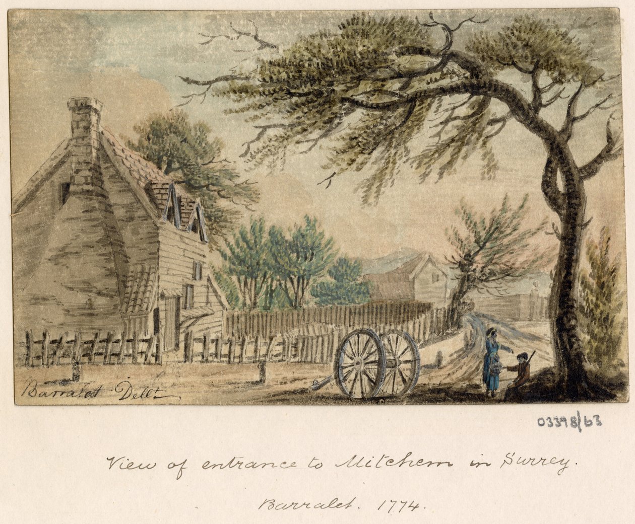 Vázlatsorozat, nézetek Nagy-Britanniában, a kontinensen és Amerikában 1772-1778 (akvarell) alkotó: British School