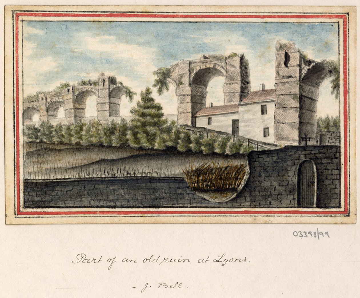 Vázlatsorozat, nézetek Nagy-Britanniában, a kontinensen és Amerikában 1772-1778 (akvarell) alkotó: British School