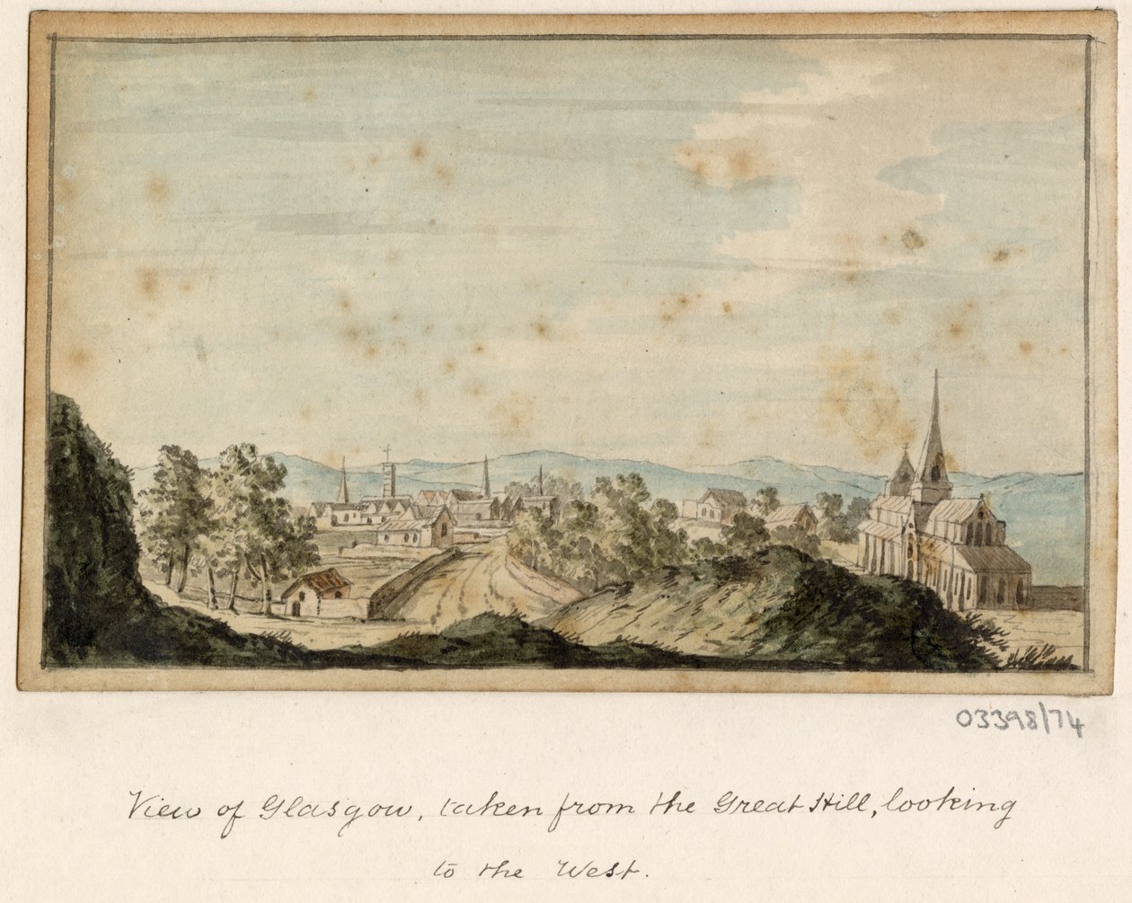 Vázlatsorozat, nézetek Nagy-Britanniában, a kontinensen és Amerikában 1772-1778 (akvarell) alkotó: British School