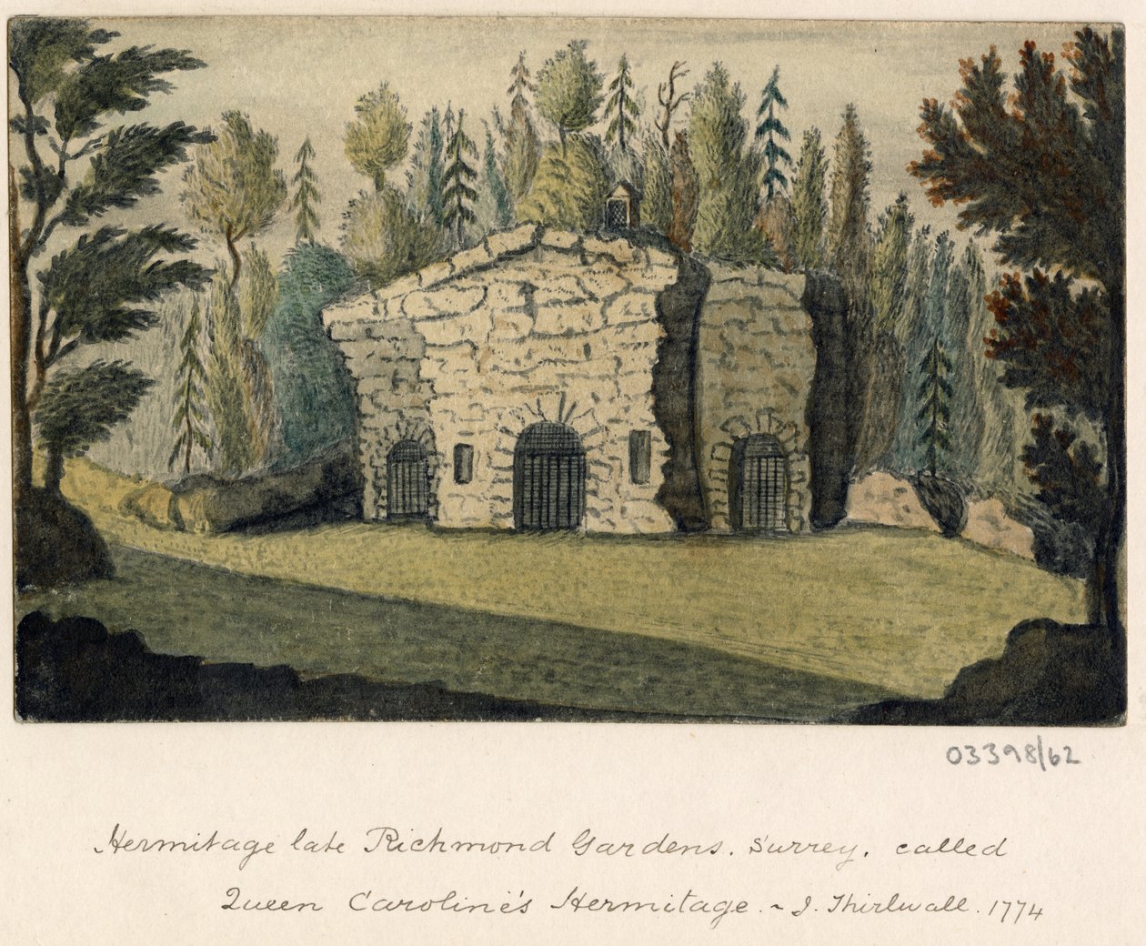 Vázlatsorozat, nézetek Nagy-Britanniában, a kontinensen és Amerikában 1772-1778 (akvarell) alkotó: British School