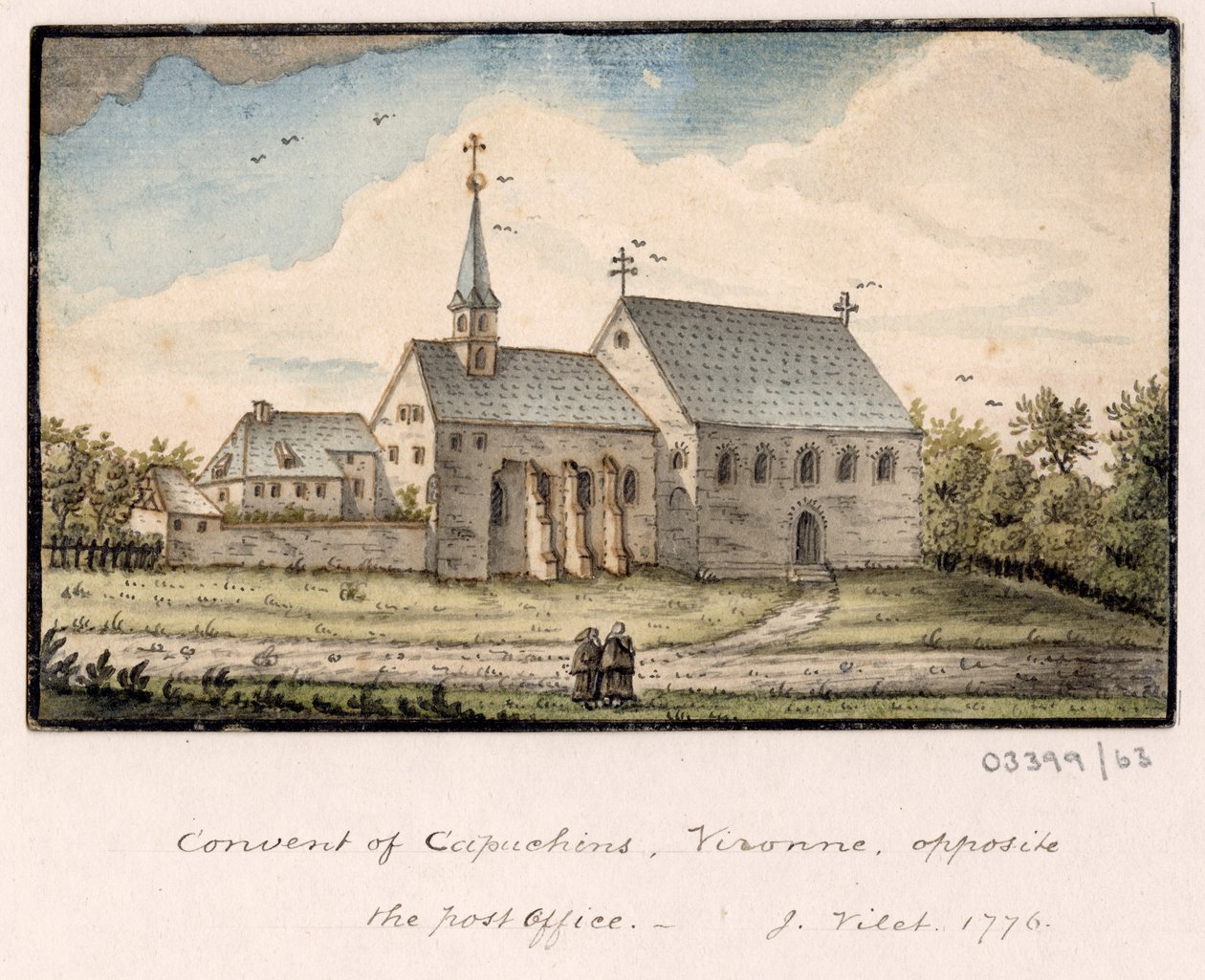 Vázlatsorozat, nézetek Nagy-Britanniában, a kontinensen és Amerikában 1772-1778 (akvarell) alkotó: British School