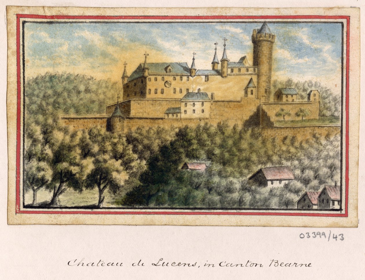 Vázlatsorozat, nézetek Nagy-Britanniában, a kontinensen és Amerikában 1772-1778 (akvarell) alkotó: British School