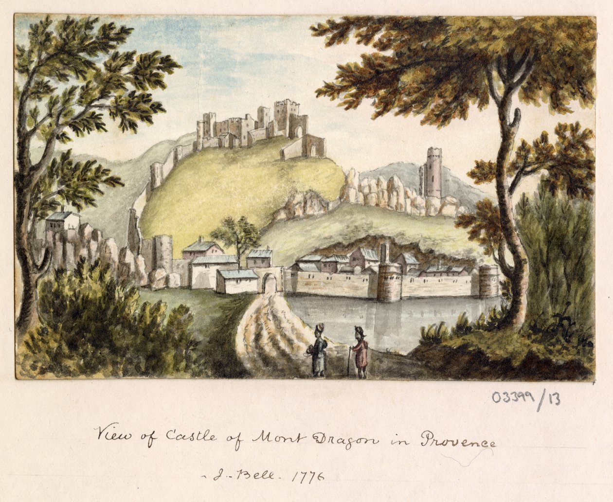 Vázlatsorozat, nézetek Nagy-Britanniában, a kontinensen és Amerikában 1772-1778 (akvarell) alkotó: British School