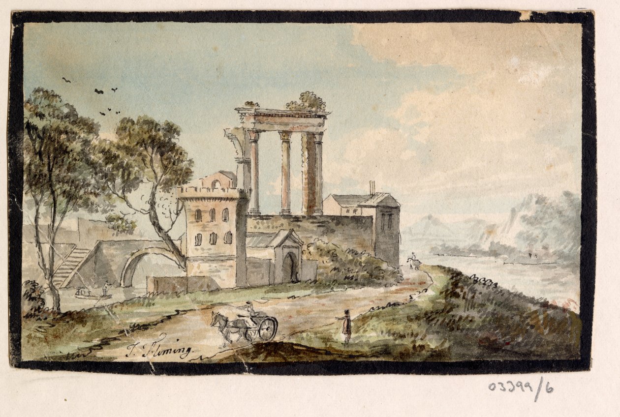 Vázlatsorozat, nézetek Nagy-Britanniában, a kontinensen és Amerikában 1772-1778 (akvarell) alkotó: British School