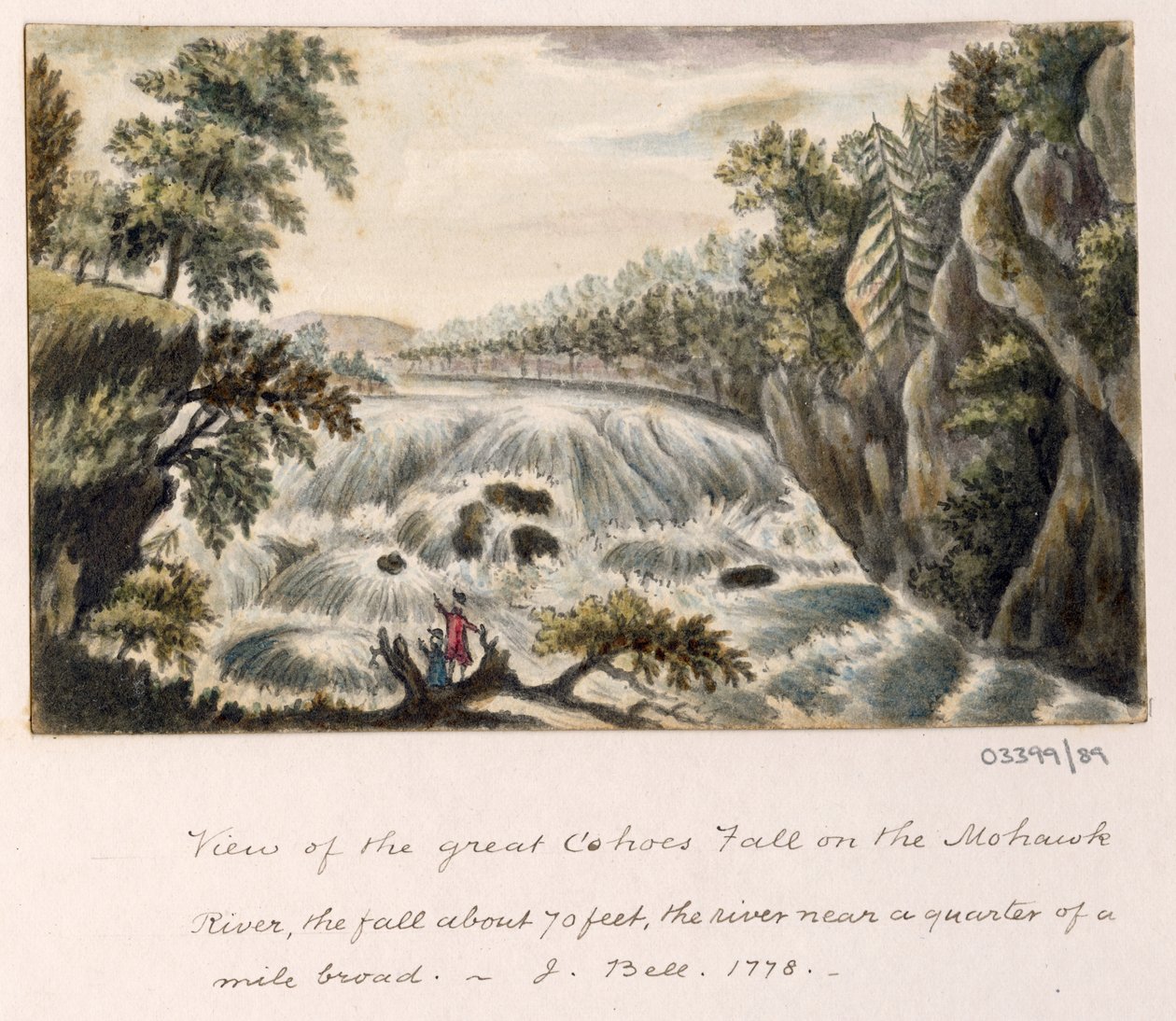 Vázlatsorozat, nézetek Nagy-Britanniában, a kontinensen és Amerikában 1772-1778 (akvarell) alkotó: British School