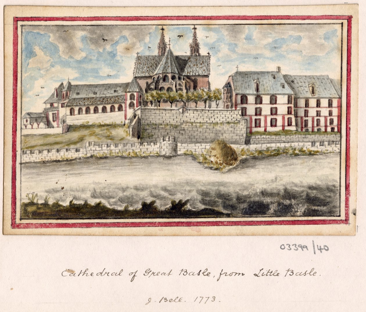 Vázlatsorozat, nézetek Nagy-Britanniában, a kontinensen és Amerikában 1772-1778 (akvarell) alkotó: British School