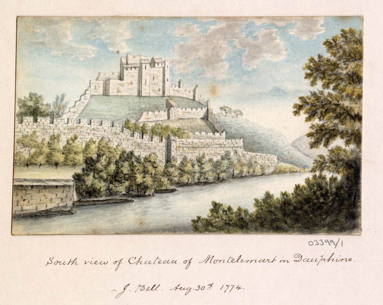 Vázlatsorozat, nézetek Nagy-Britanniában, a kontinensen és Amerikában 1772-1778 (akvarell) alkotó: British School