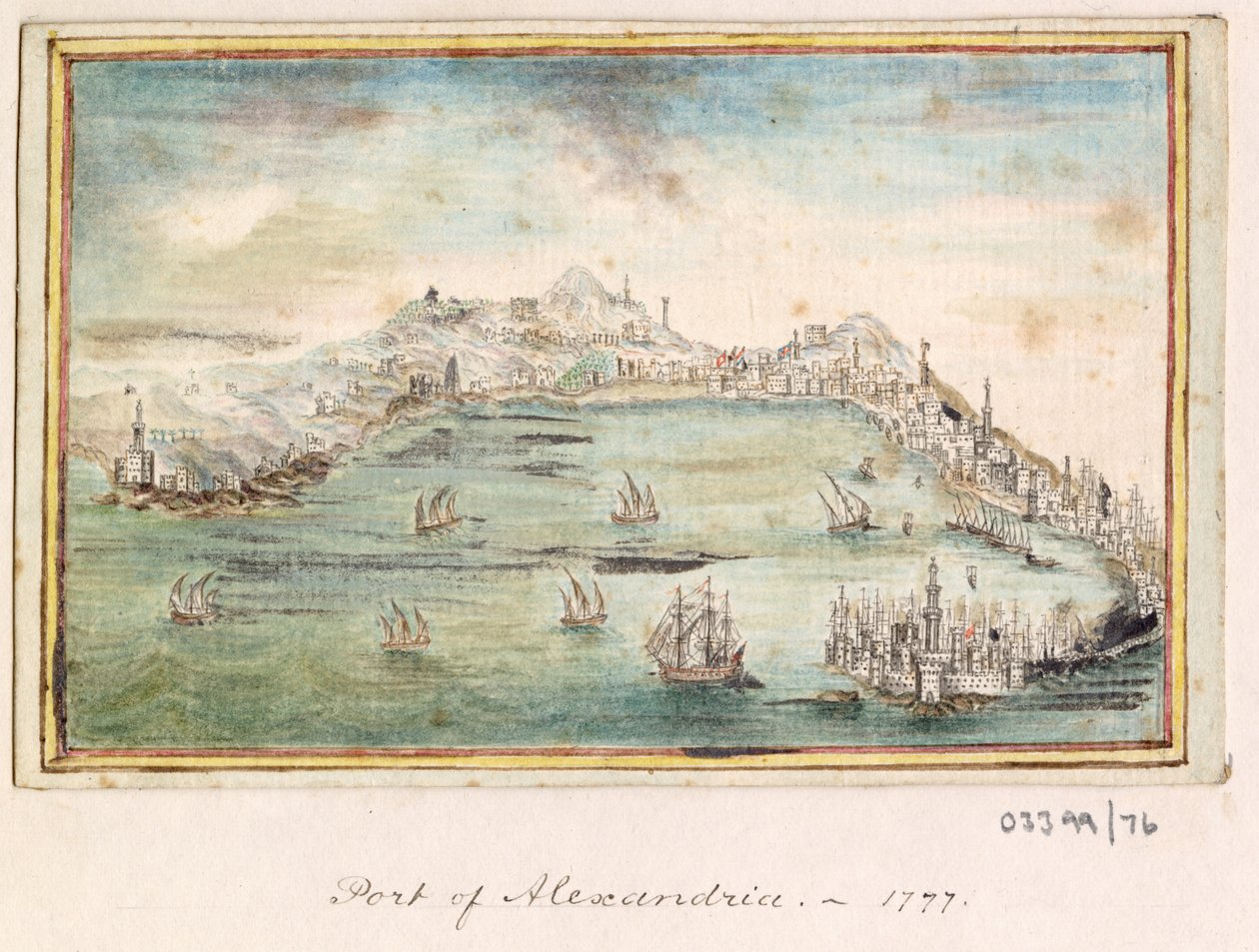 Vázlatsorozat, nézetek Nagy-Britanniában, a kontinensen és Amerikában 1772-1778 (akvarell) alkotó: British School