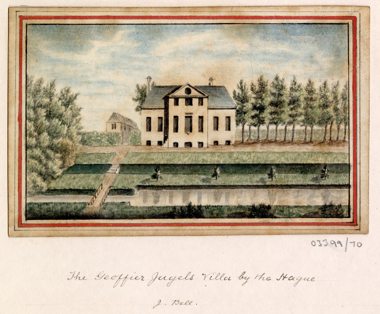 Vázlatsorozat, nézetek Nagy-Britanniában, a kontinensen és Amerikában 1772-1778 (akvarell) alkotó: British School