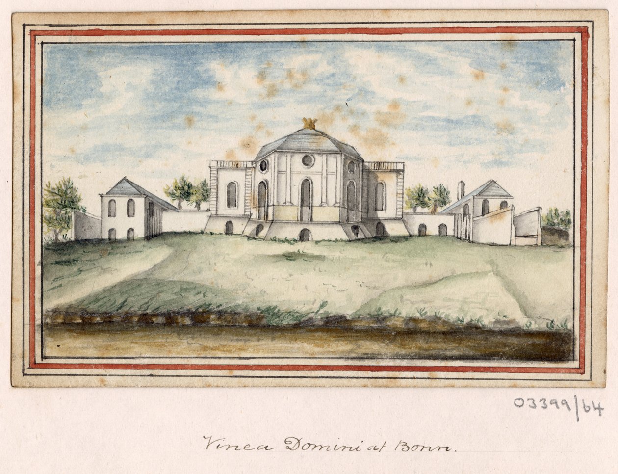 Vázlatsorozat, nézetek Nagy-Britanniában, a kontinensen és Amerikában 1772-1778 (akvarell) alkotó: British School