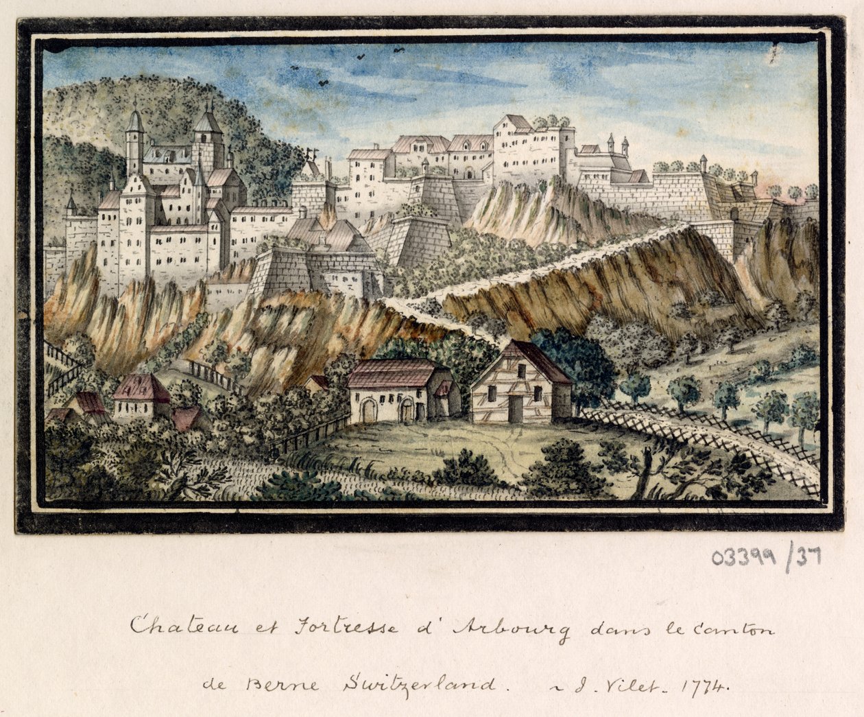 Vázlatsorozat, nézetek Nagy-Britanniában, a kontinensen és Amerikában 1772-1778 (akvarell) alkotó: British School