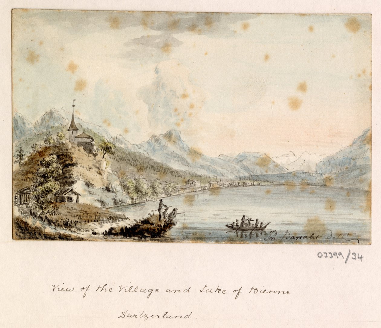 Vázlatsorozat, nézetek Nagy-Britanniában, a kontinensen és Amerikában 1772-1778 (akvarell) alkotó: British School