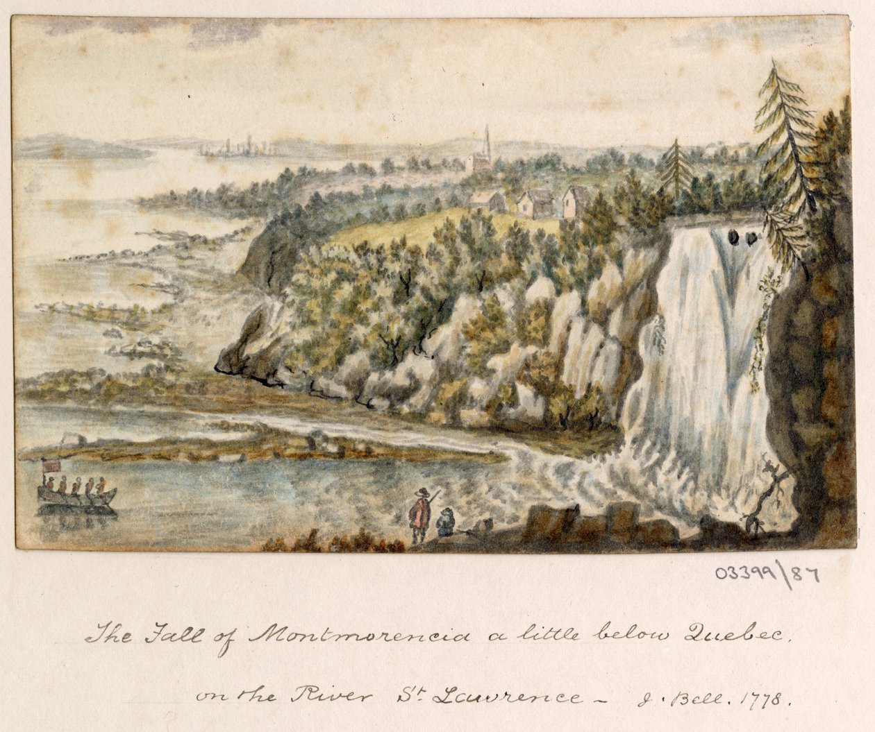 Vázlatsorozat, nézetek Nagy-Britanniában, a kontinensen és Amerikában 1772-1778 (akvarell) alkotó: British School