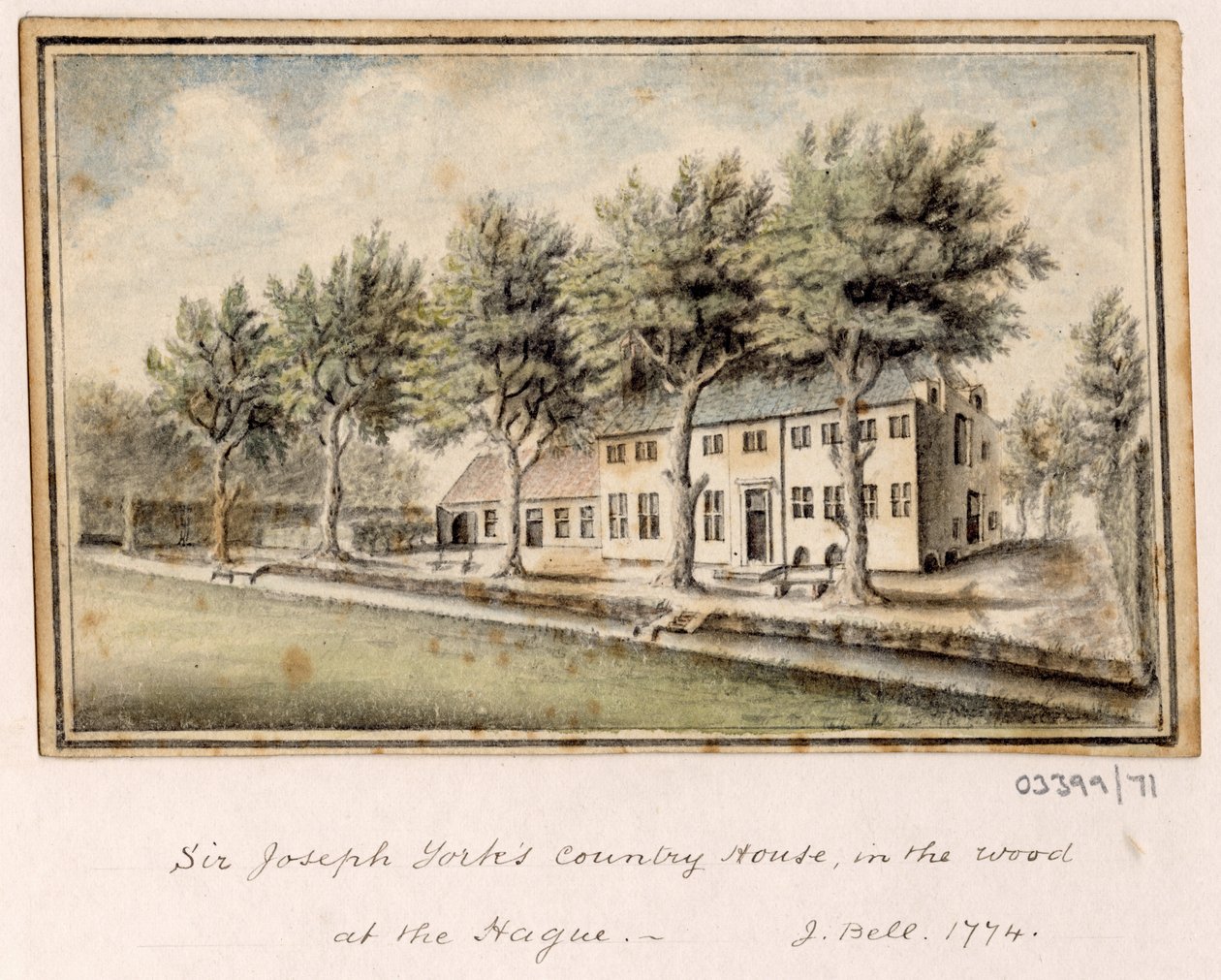 Vázlatsorozat, nézetek Nagy-Britanniában, a kontinensen és Amerikában 1772-1778 (akvarell) alkotó: British School