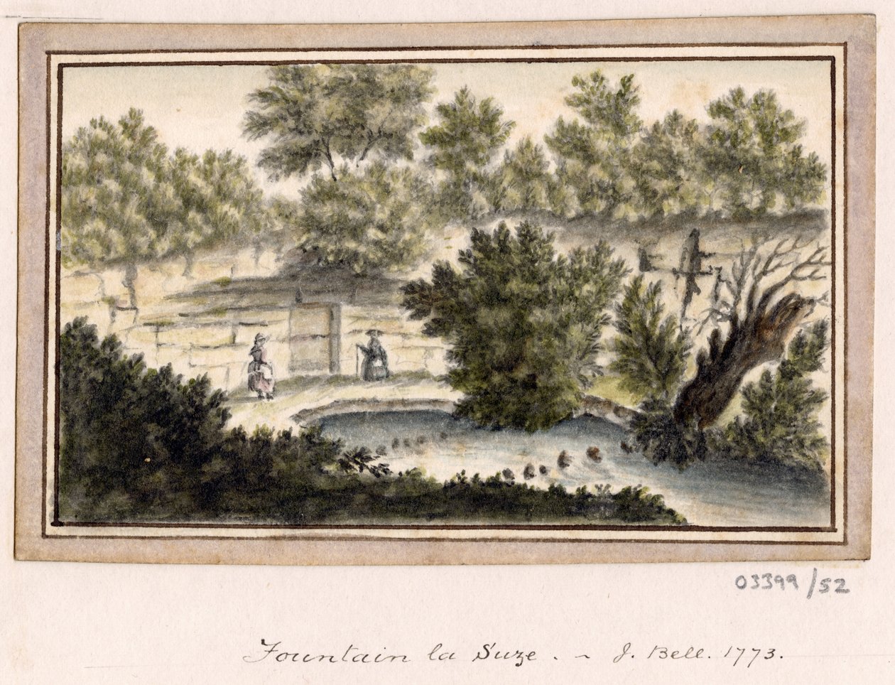 Vázlatsorozat, nézetek Nagy-Britanniában, a kontinensen és Amerikában 1772-1778 (akvarell) alkotó: British School