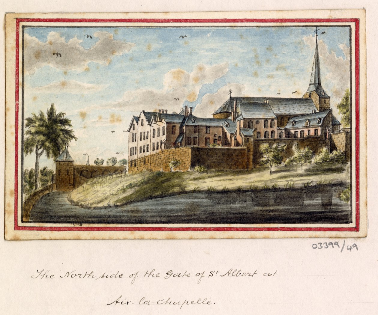 Vázlatsorozat, nézetek Nagy-Britanniában, a kontinensen és Amerikában 1772-1778 (akvarell) alkotó: British School