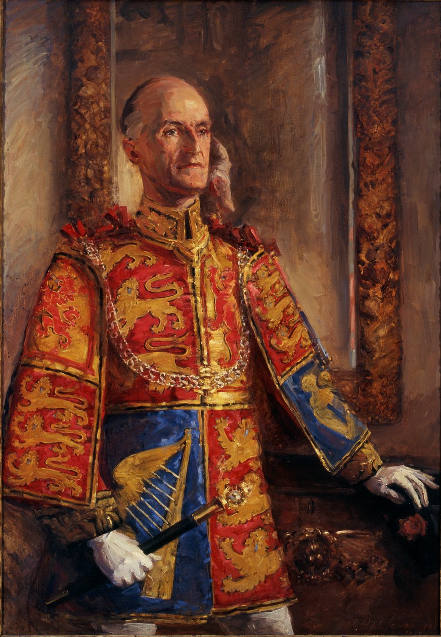 Aubrey John Toppin, MVO, FSA, Norroy és Ulster fegyverkirálya alkotó: British School