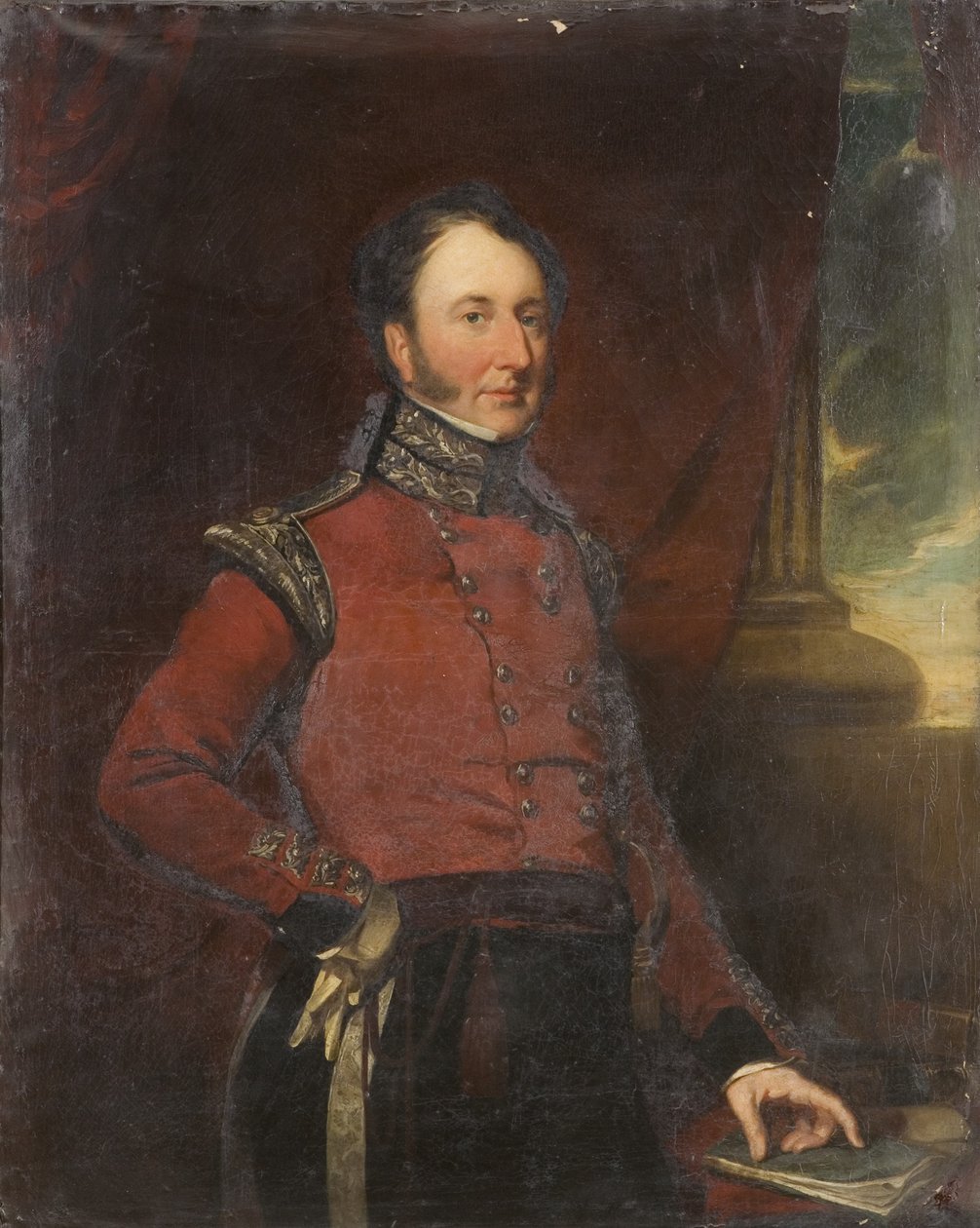 Henry Charles Harford kapitány, a Frenchay Lodge (olaj, vászon) alkotó: British School