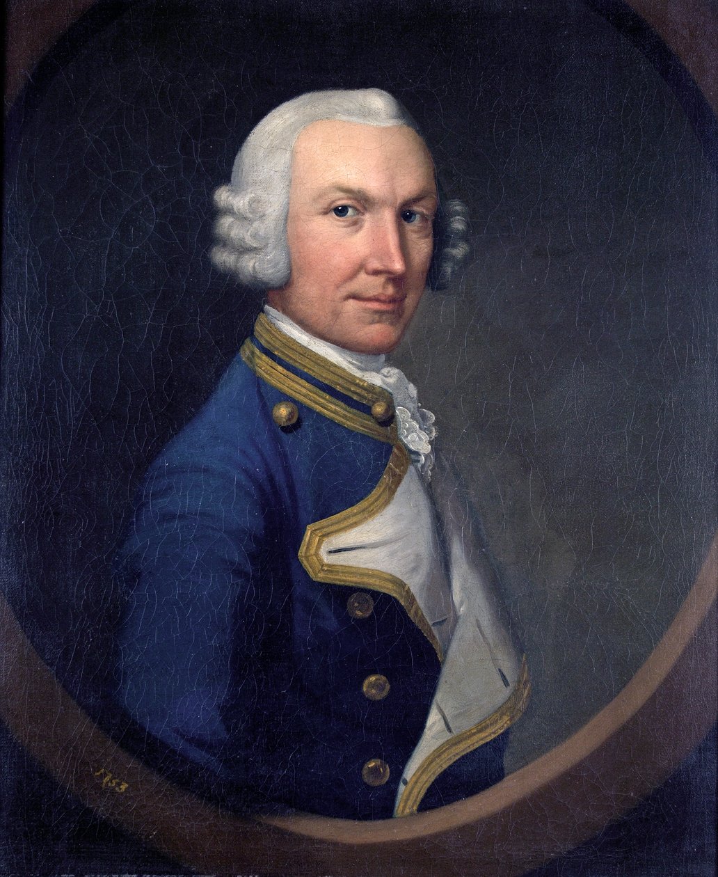 William Holburne kapitány, 1753 alkotó: British School