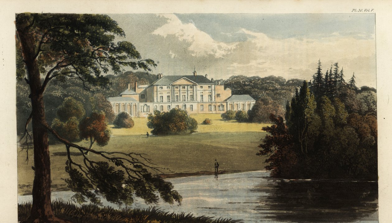 Enmore kastély, Somerset, Egmont 3. grófjának székhelye alkotó: British School