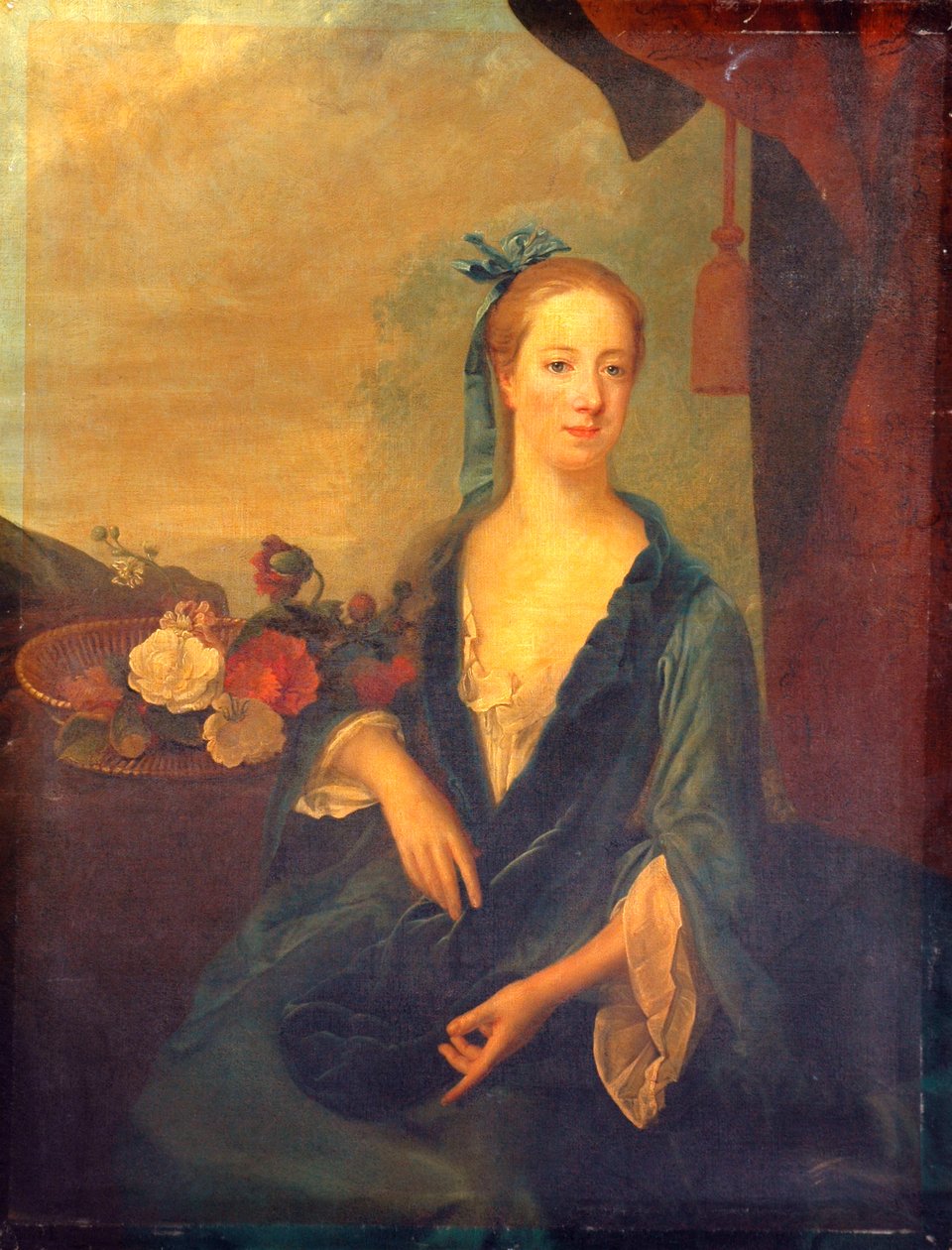 Lady In Blue, 1700 alkotó: British School