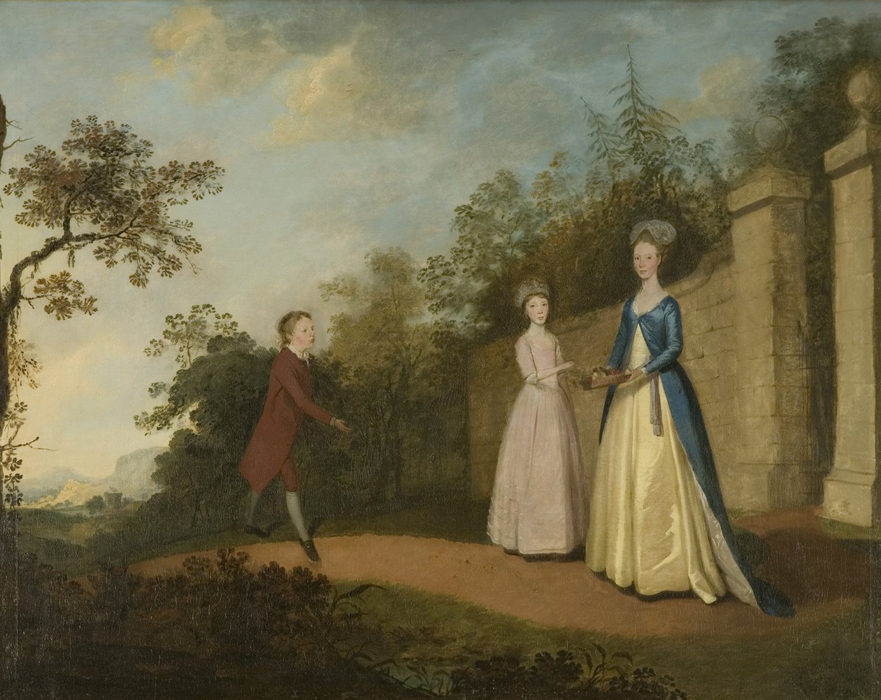 Mary és Emmette Pettener és Partridge mester, 1770 körül (olaj, vászon) alkotó: British School