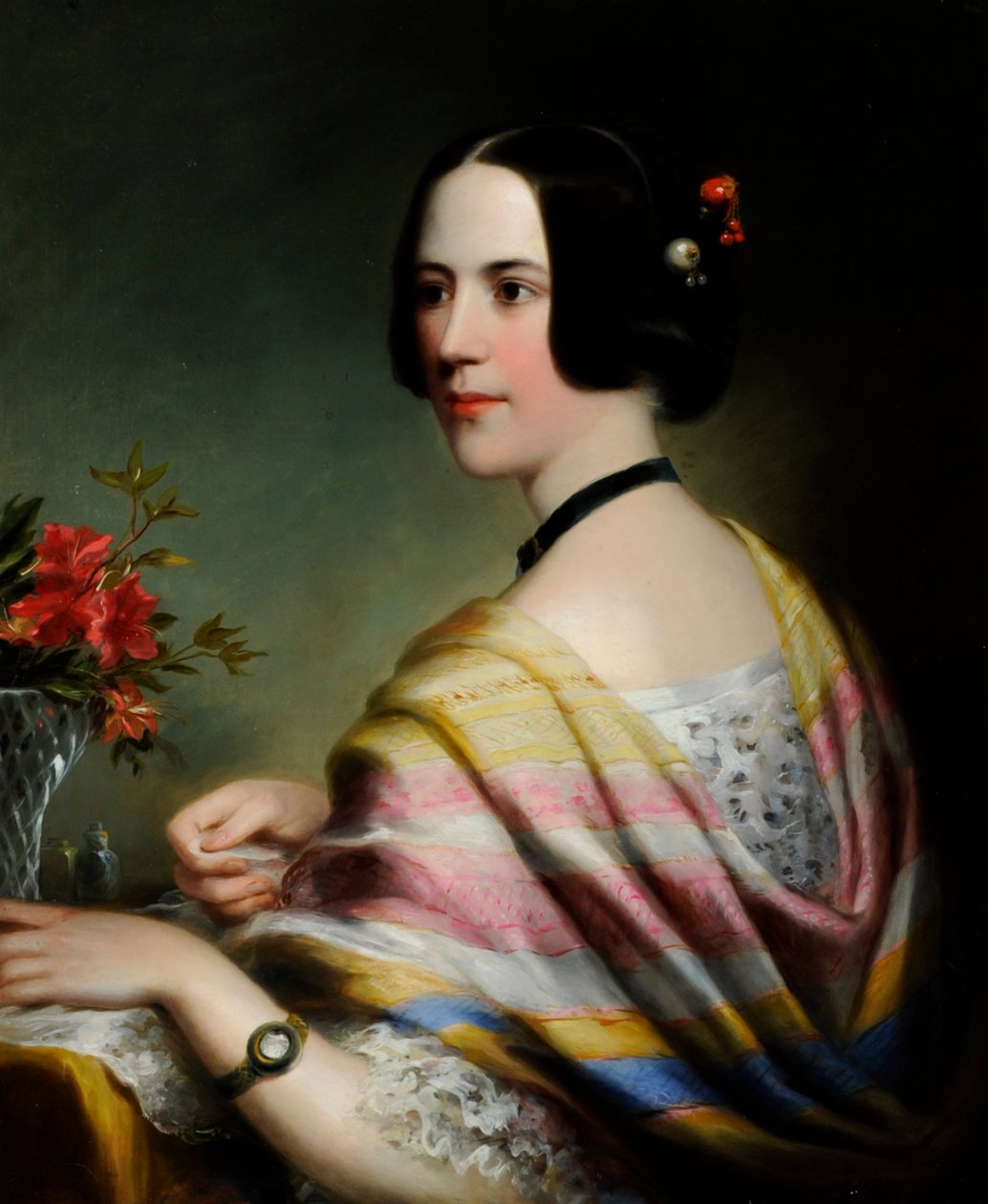 Eliza Wilkinson kisasszony portréja, 1860 körül (olaj, vászon) alkotó: British School