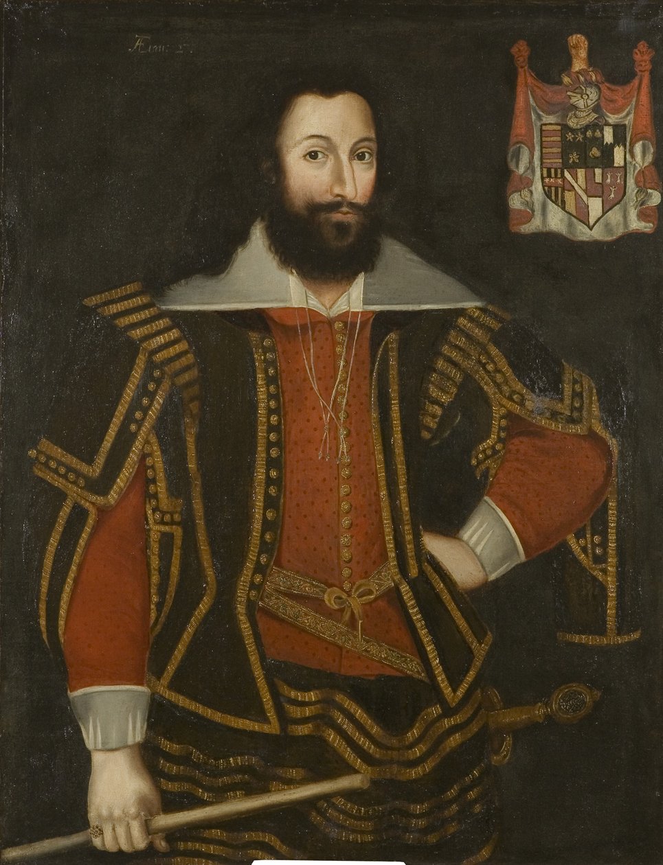 Sir Robert Poyntz portréja, 1615 körül (olaj, vászon) alkotó: British School