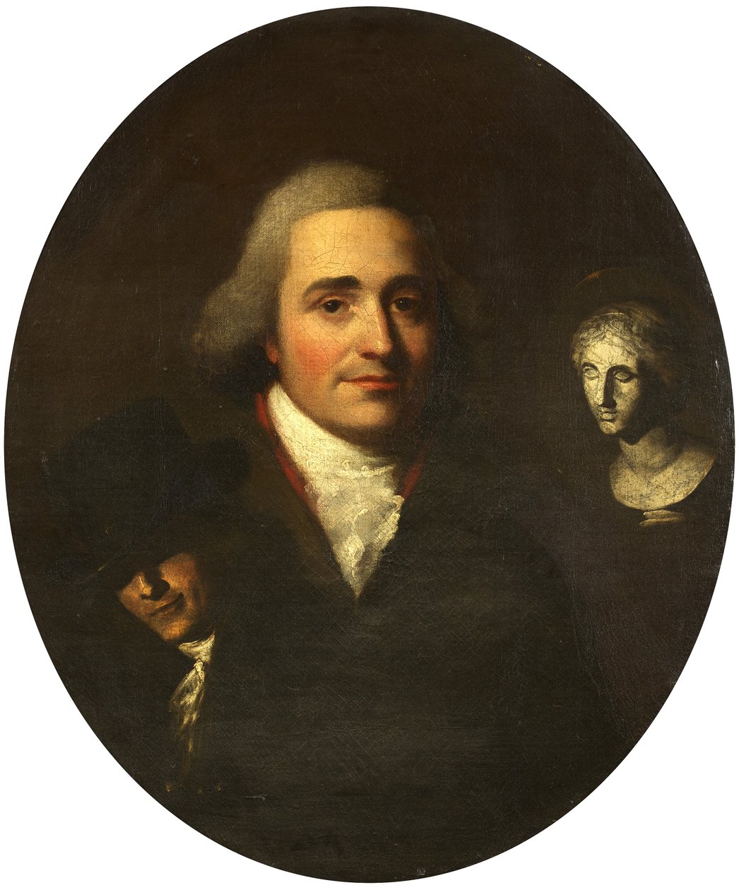 Egy szobrász portréja, 1765 körül (olaj, vászon) alkotó: British School