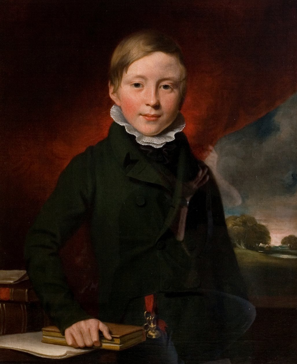 Egy ismeretlen fiú portréja (állítólag Oliver Minster), 1825 körül (olaj, vászon) alkotó: British School