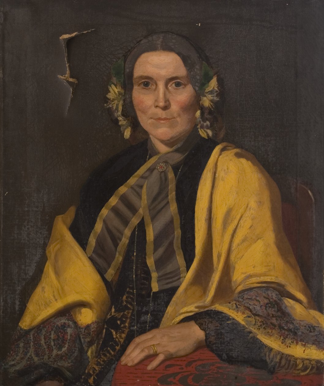 Egy ismeretlen nő portréja, 1840 körül (olaj, vászon) alkotó: British School