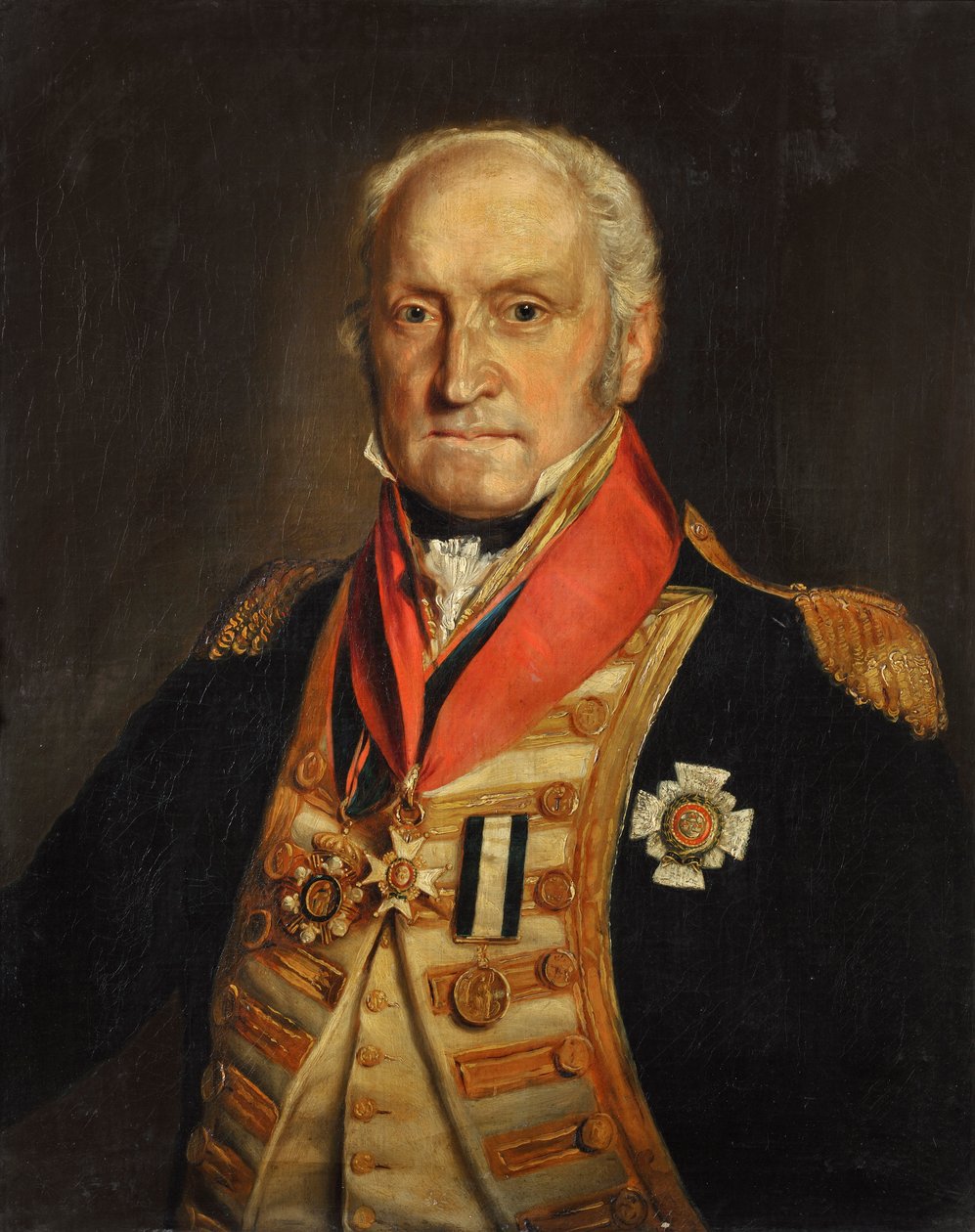 Sir Benjamin Hallowell Carew ellentengernagy (1760-1834) alkotó: British School