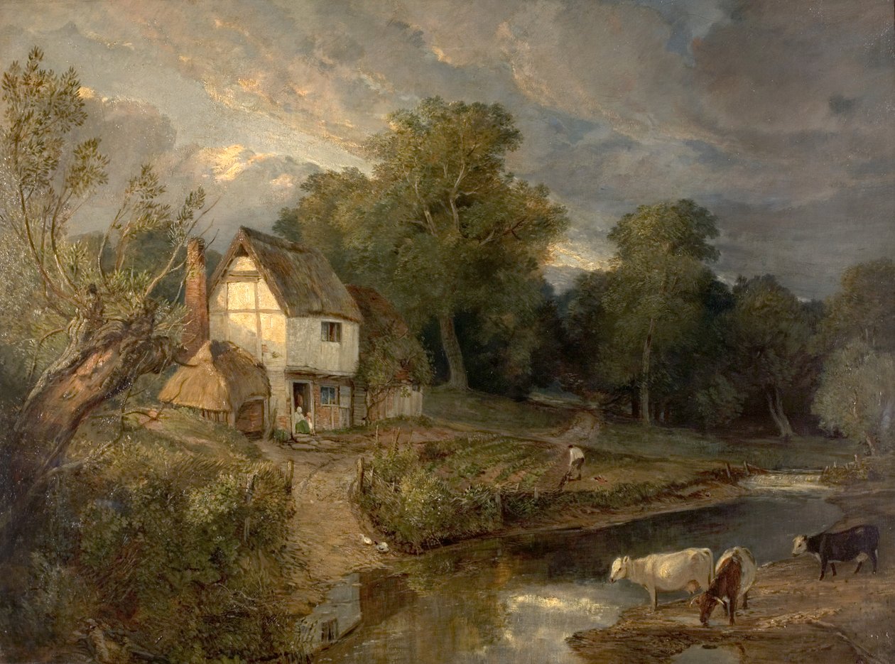 Ringland Hills, Costessy, Norwich (olaj, vászon) alkotó: British School