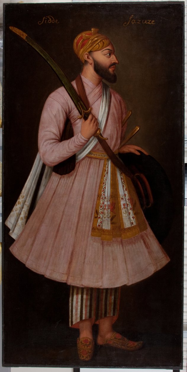 Sidde Sazuze (olaj, vászon) alkotó: British School