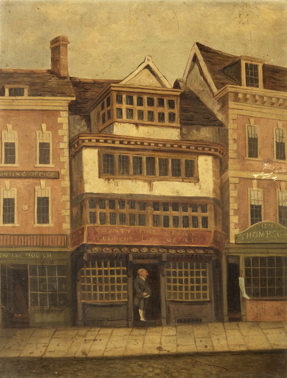 The Old Bank, Gloucester és Jimmy Wood alkotó: British School