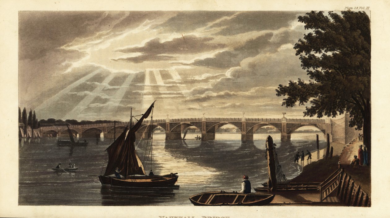 Vauxhall híd a Temze folyón alkotó: British School
