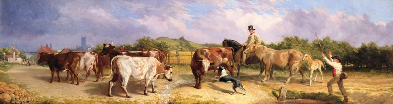 Út a gloucesteri vásárhoz alkotó: Briton Riviere