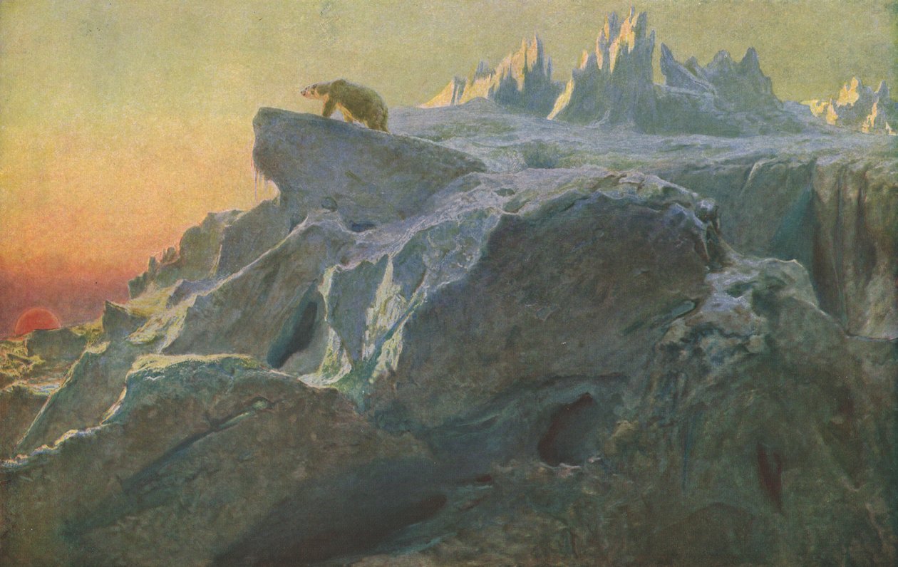 Beyond Mans Footsteps, c1894, c1930. alkotó: Briton Riviere