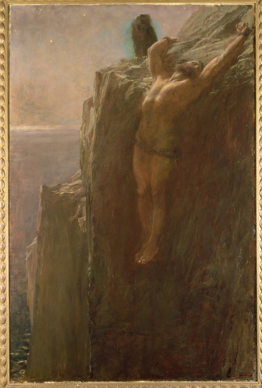 Prométheusz kötve, 1889 alkotó: Briton Riviere