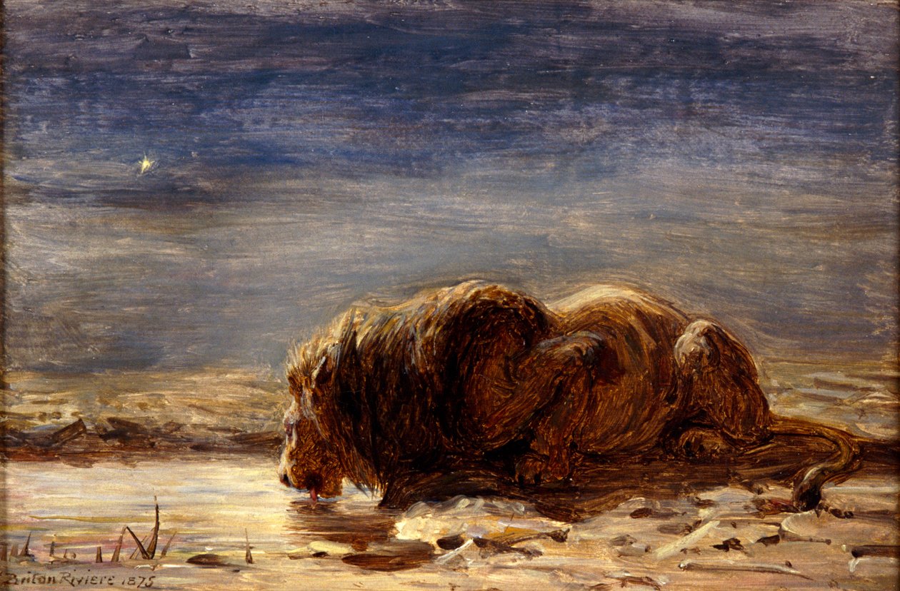 A király iszik, 1875 alkotó: Briton Riviere