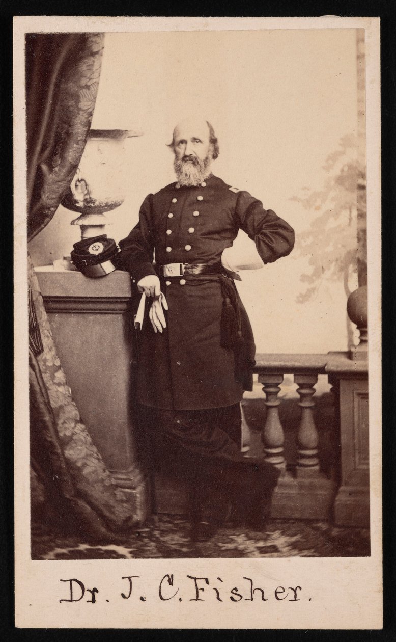 Dr. James C. Fisher portréja, 1863. alkotó: Broadbent and Co