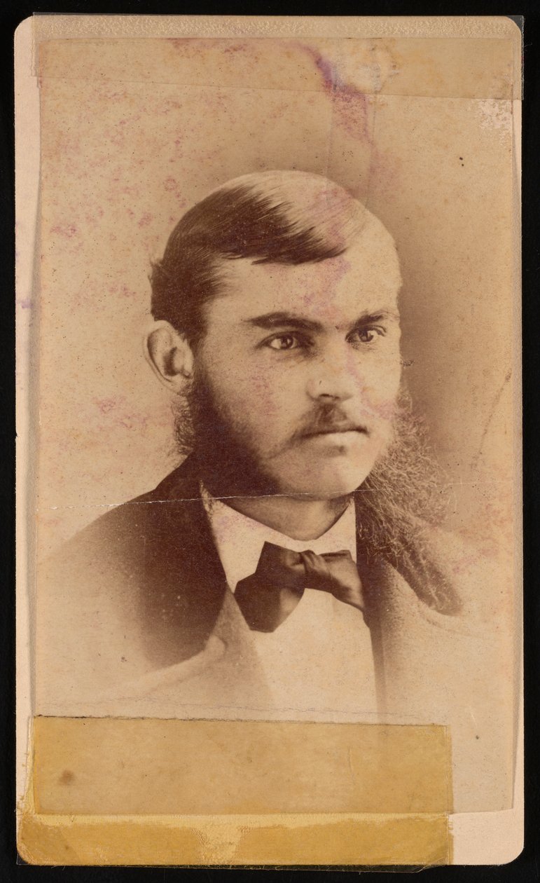 Moses McCure Strong portréja 1810-1894, 1876. alkotó: Broich and Kremer