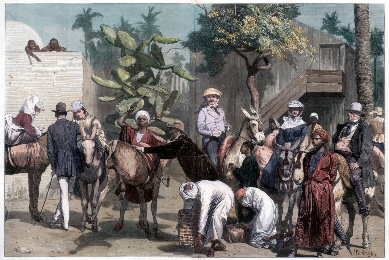 „Kezdet a piramisokhoz”, 1874. alkotó: Bromley