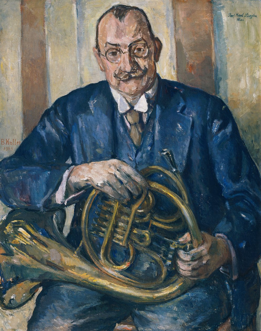 Prof. Karl Stiegler alkotó: Broncia Koller Pinell
