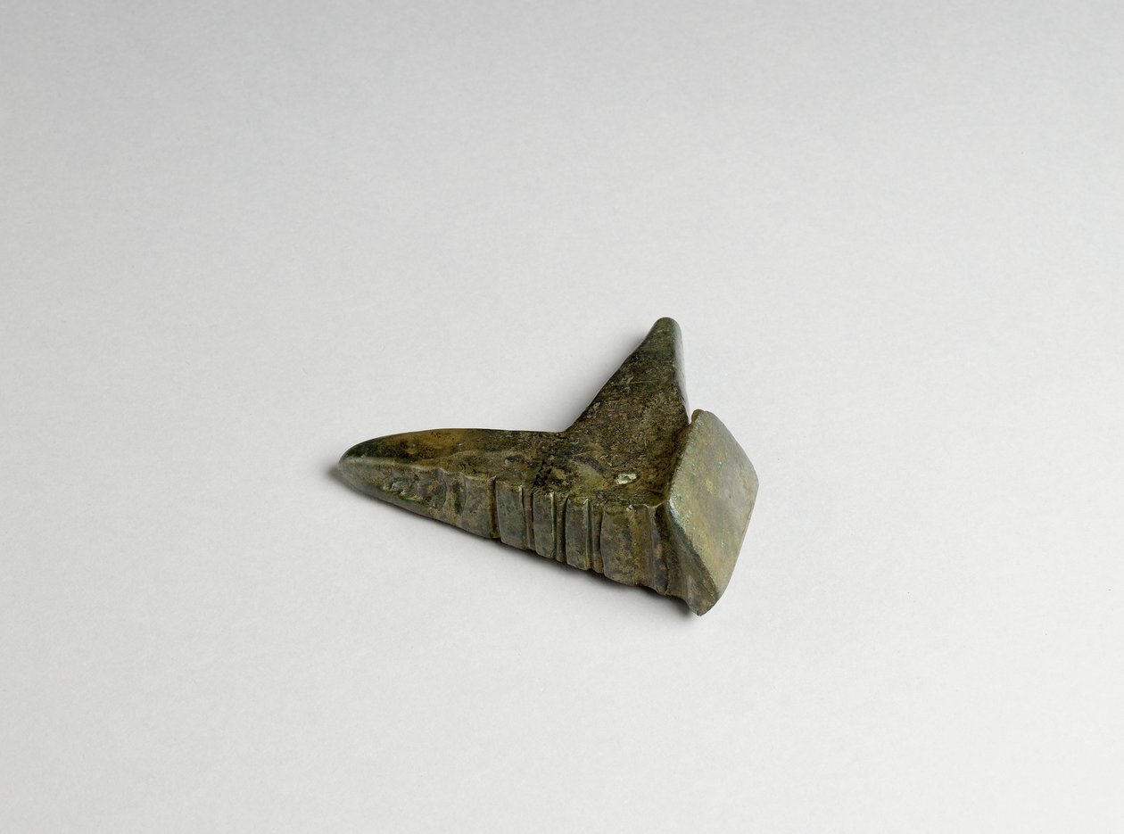 Fresn-la-Mere-ből, Franciaországból származó eszköz, bronzkori bronz részlet, 419849 alkotó: Bronze Age
