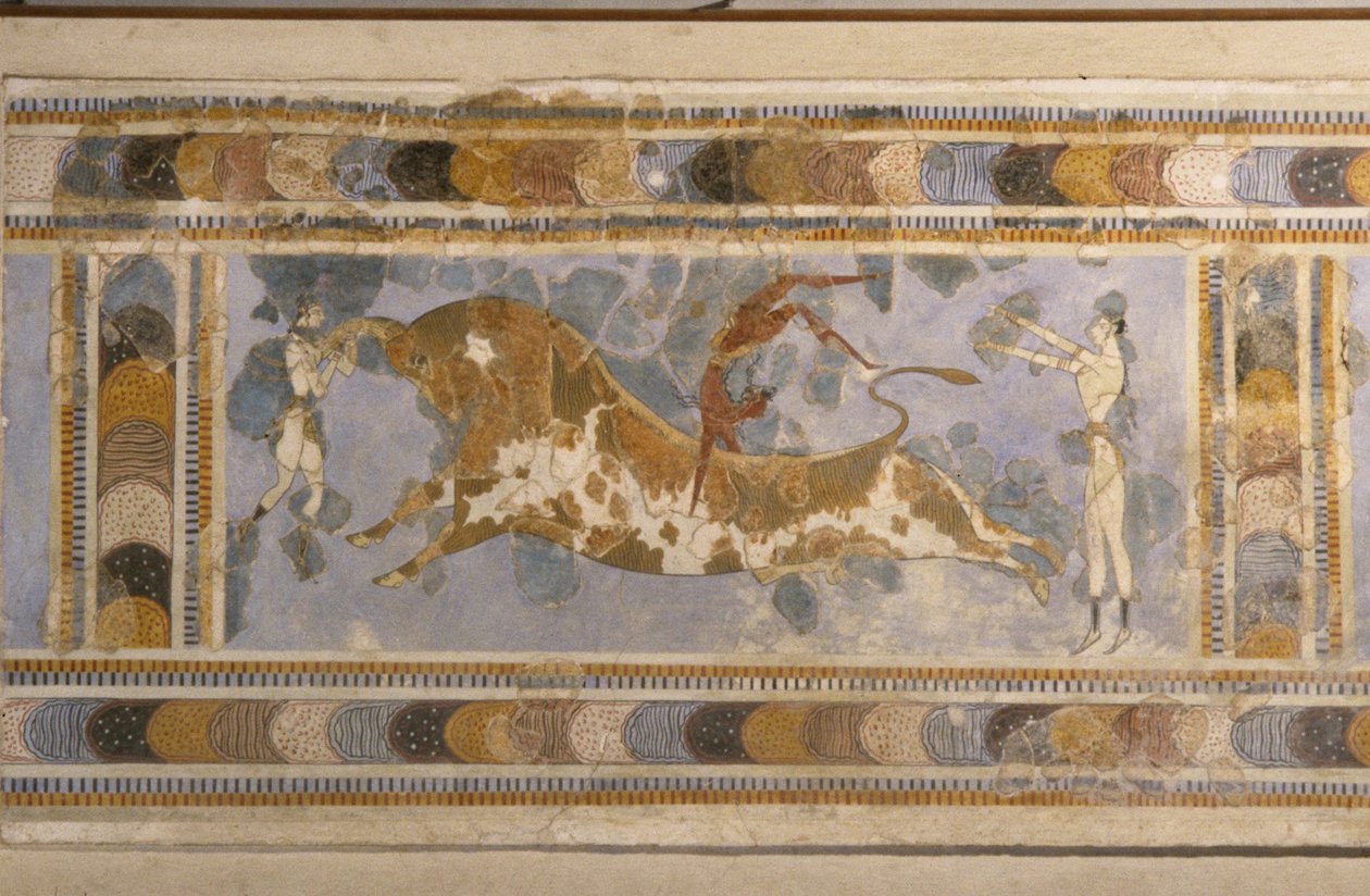 Bikaugrás a knósszosi palotakomplexumból alkotó: Bronze Age culture