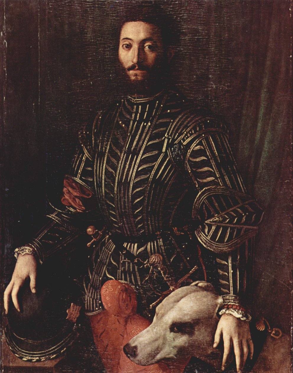 Porträt des Guidobaldo II della Rovere, Herzog von Urbino alkotó: Agnolo Bronzino